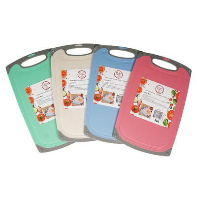 plastic cutting board- 13.75 l- 4 assortments -- 48 per case