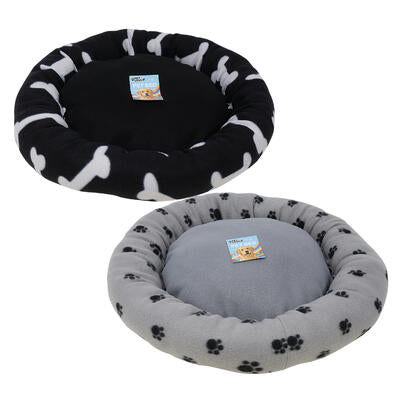 round pet bed- 22 - 2 assortments -- 12 per case