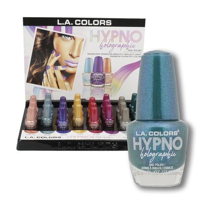 l.a. colors holographic nail polish- 0.44oz -- 24 per case