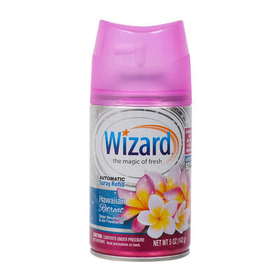 wizard hawaiian retreat air freshener- 5oz -- 12 per case