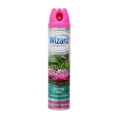 wizard morning mist air freshener- 10oz -- 12 per case