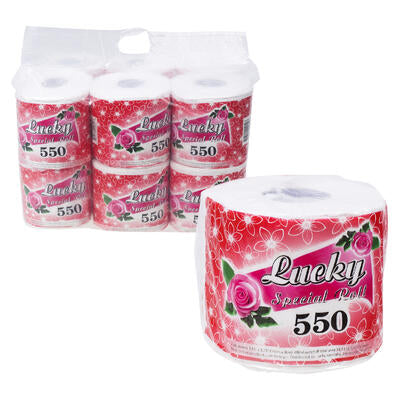 550 sheet 2ply lucky special bath tissue -- 48 per case