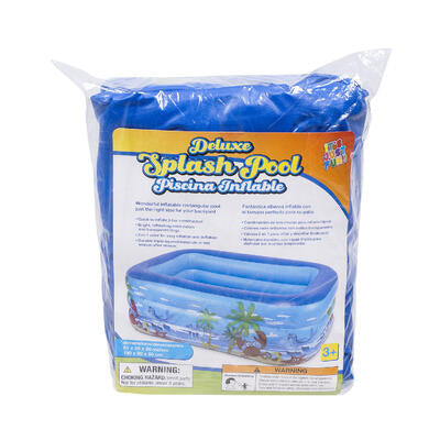 3 ring inflatable pool- 51 - blue -- 8 per case