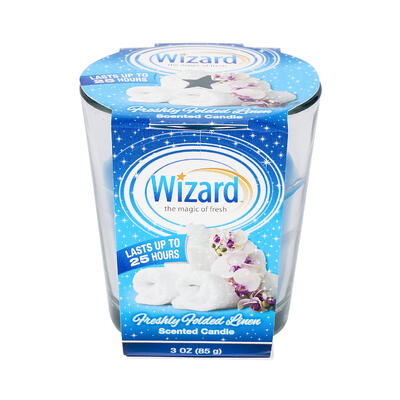 wizard the magic of fresh scented candle- 3oz -- 12 per case