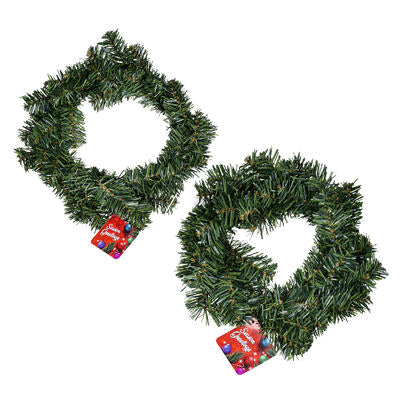 50 tip plastic pines wreath- 10 -- 24 per case