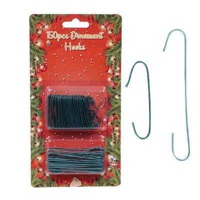 150pc ornament hooks- assorted sizes -- 72 per case