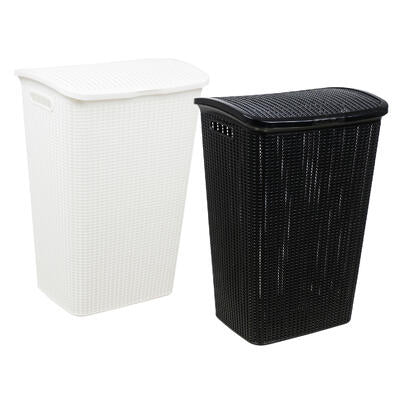 plastic laundry basket- 23.62 - 2 assortments -- 8 per case