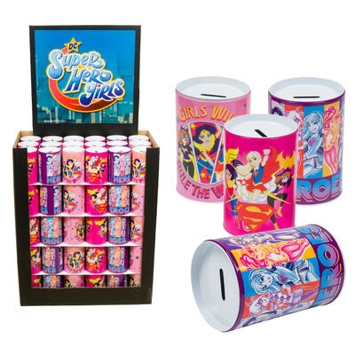 super girls saving bank- 3 assortments -- 90 per case