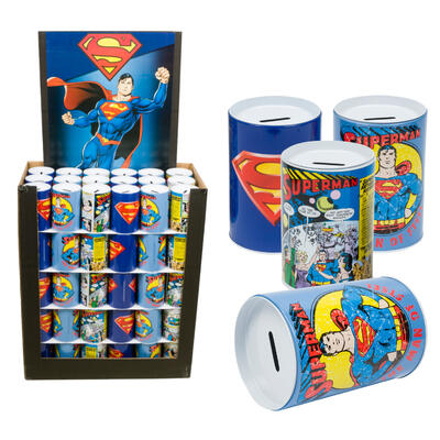 superman saving bank- 3 assortments -- 90 per case