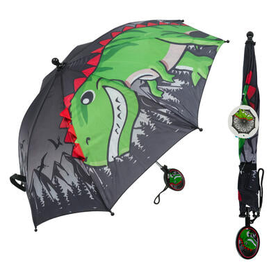 kids umbrella- black and green -- 24 per case