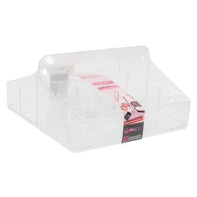 cosmetic organizer- 4.2 - clear -- 6 per case