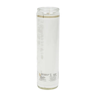 candle- 8 - white -- 12 per case