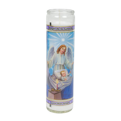 angel de la guarda candle- 8 -- 12 per case