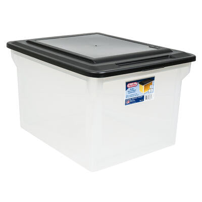 sterilite file box -- 4 per case