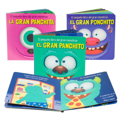 12 pg spanish little big monsters board book -- 48 per case