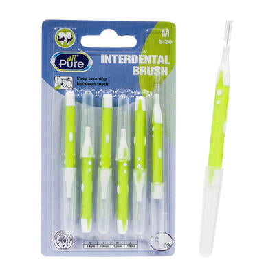 6 pack interdental brush- medium -- 48 per case