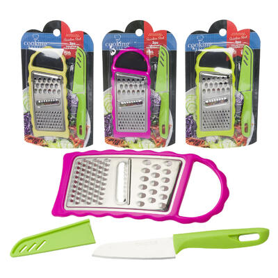 2pc grater and knife set- 3 assortments -- 48 per case