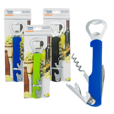 bottle opener- 5.51 - 3 assorted colors -- 96 per case