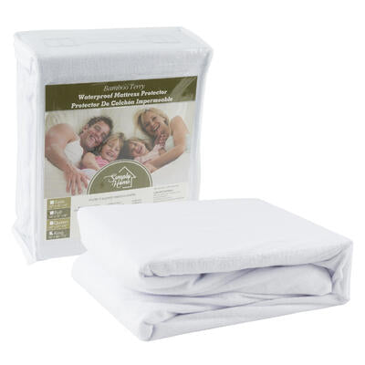 bamboo waterproof mattress protector- king -- 16 per case