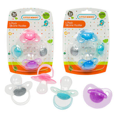 4 pack orthodontic pacifier- 2 assortments -- 48 per case