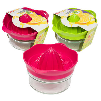 citrus juicer- 14oz- 2 assorted colors -- 12 per case