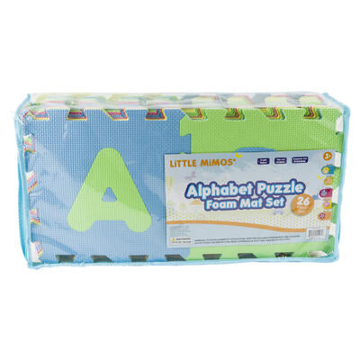 26pcs alphabet foam mat set- assorted colors -- 6 per case