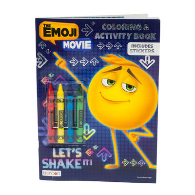 32pg the emoji movie coloring and activity book -- 24 per case