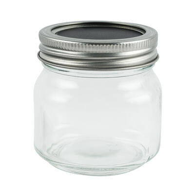 8oz glass jars - home and garden -- 12 per case