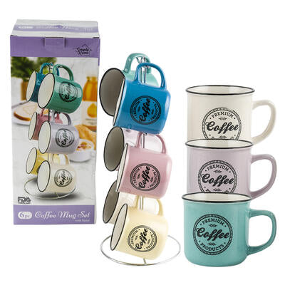 sesame glaze mugs - 6pc set - 11oz -  -- 6 per case