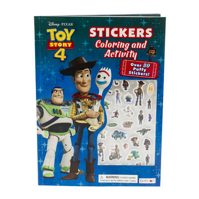 toy story 4 coloring and activity book with stickers -- 24 per case