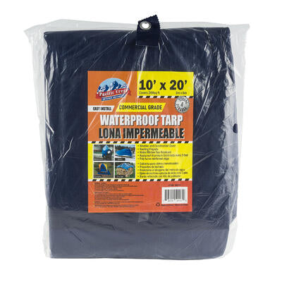 light duty tarp 10x20 - blue - -  -- 6 per case