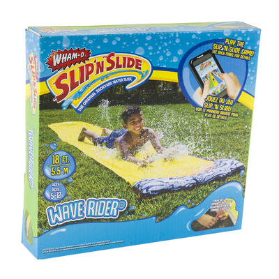 wave rider slip n slide 18ft - inflatable water slide -- 4 per case