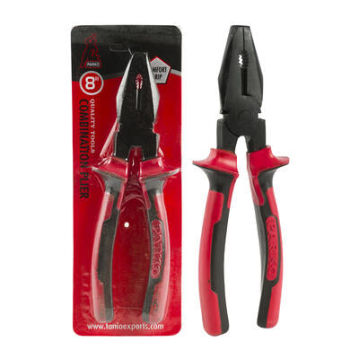 8 inch pliers - red & black -  -- 40 per case