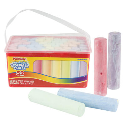 sidewalk chalk 52ct - playskool - -  -- 8 per case