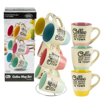 6pc 2- tone mug- 11oz -- 6 per case