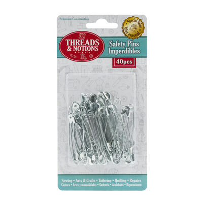 sewing kit with 40 safety pins -- 96 per case