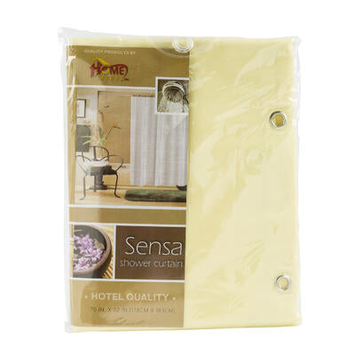 cream shower curtain 70x72 - bulk  -- 24 per case