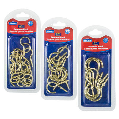 gold hook hangers - 3 assortments -- 48 per case