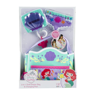 the little mermaid doll diaper bag set -- 2 per case