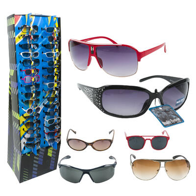 bulk adult sunglasses - assorted colors  -- 300 per case