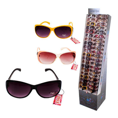 assorted sunglasses floor display  -- 300 per case