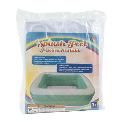 2 ring inflatable pool - green -- 12 per case