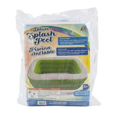 3 ring inflatable pool - 51 in - green -- 8 per case