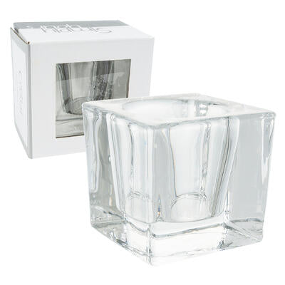 square block votive candle holder -- 12 per case