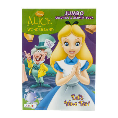 alice in wonderland coloring activity book - 80 pages  -- 24 per case