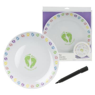 baby feet autograph plates - -  -- 18 per case