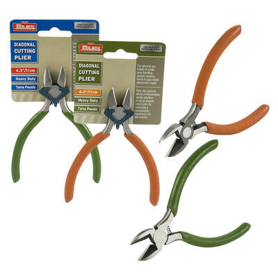 diagonal pliers 4.3 - ergonomic - 2 colors -- 48 per case