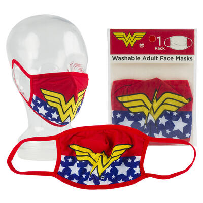 wonder woman adult face masks  - bulk -- 50 per box