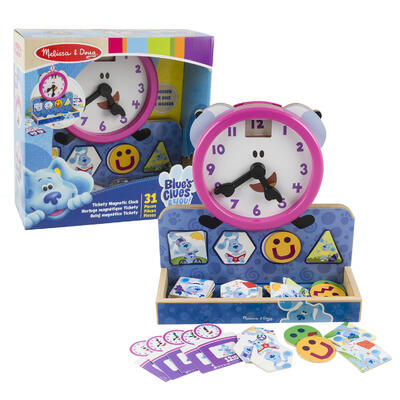 blues clues tickety magnetic clock playset -- 6 per case