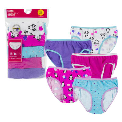 4t girls panties - bulk pack of 5 -- 24 per case